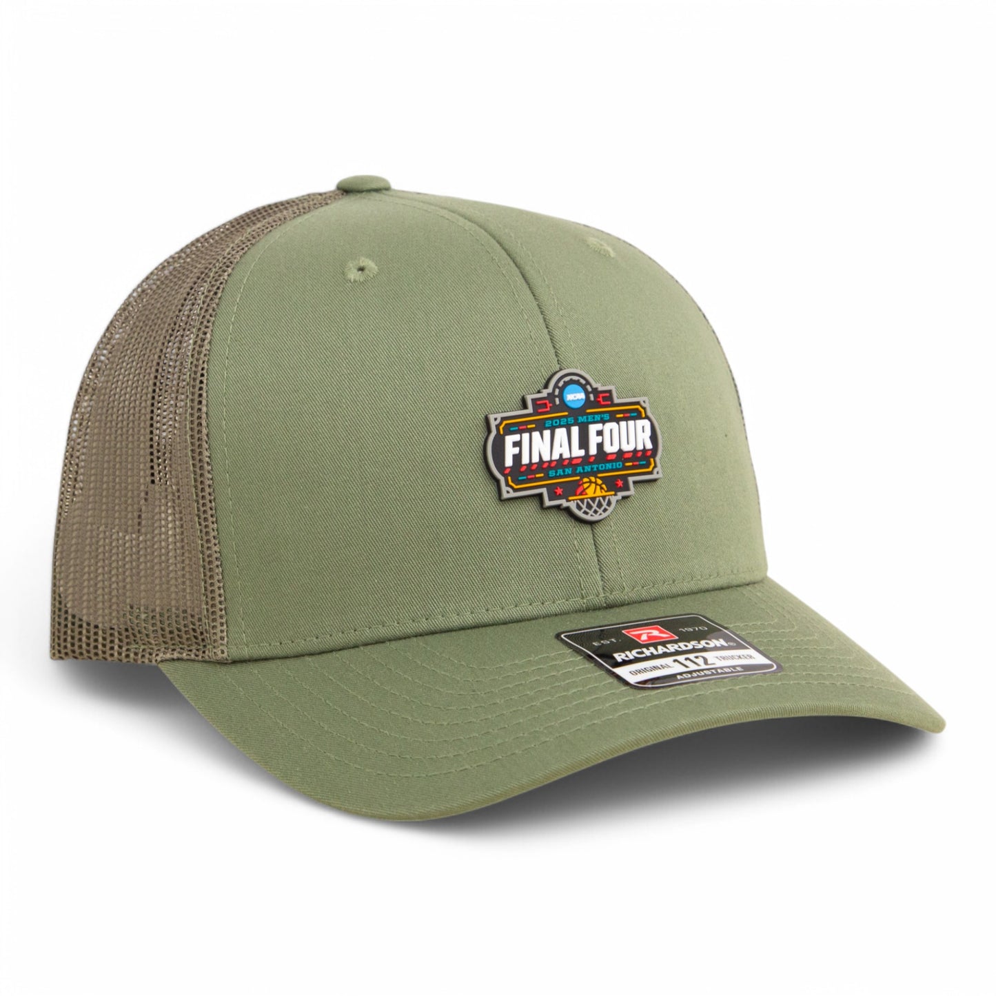 2025 March Madness Final Four 3D Snapback Trucker Hat- Loden