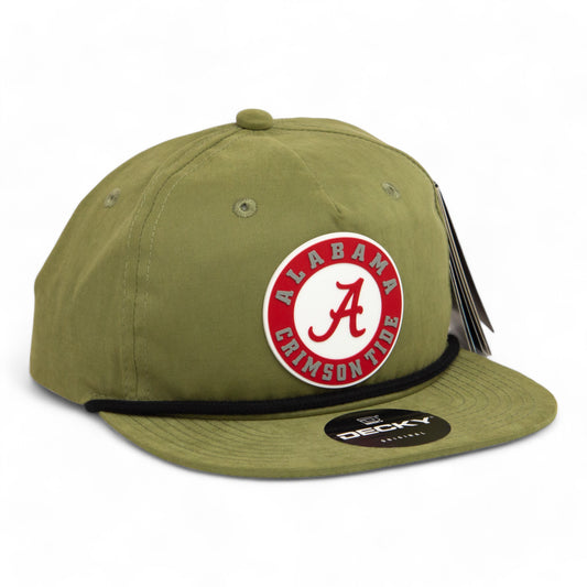 Alabama Crimson Tide 3D Classic Rope Hat- Loden/ Black