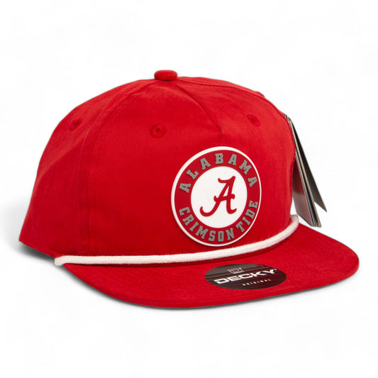 Alabama Crimson Tide 3D Classic Rope Hat- Red/ White