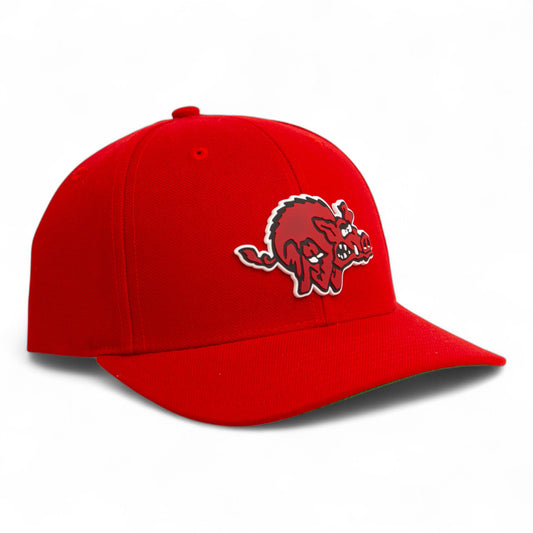 Arkansas Razorbacks 1970’s Classic 3D Snapback Surge Trucker Hat- Red
