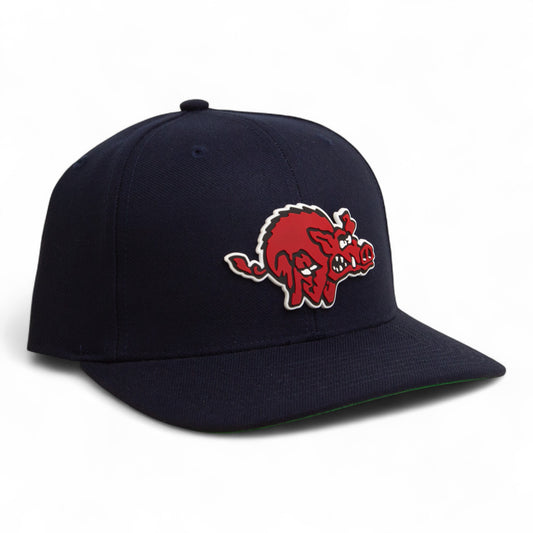 Arkansas Razorbacks 1970’s Classic 3D Snapback Surge Trucker Hat- Navy