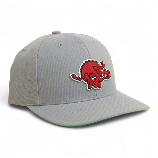 Arkansas Razorbacks 1970’s Classic 3D Snapback Surge Trucker Hat- Grey