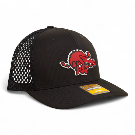 Arkansas Razorbacks 1970’s Classic 3D Snapback Tilikum Trucker Hat- Black