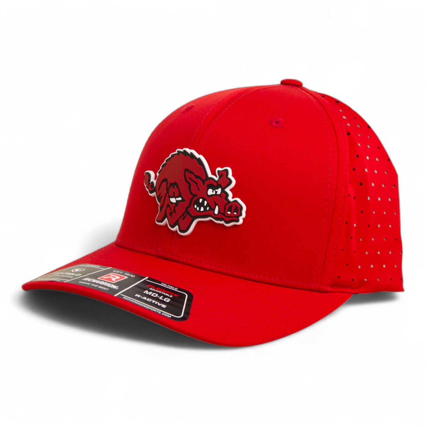 Arkansas Razorbacks 1970’s Classic 3D Laser Perf R-Flex Cap- Red