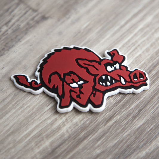 Arkansas Razorbacks 1970’s Classic 3D Snapback Trucker Hat- Red/ Black