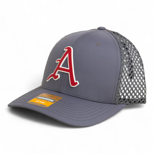 Arkansas Razorbacks Baseball Script A 3D Snapback Tilikum Trucker Hat- Charcoal