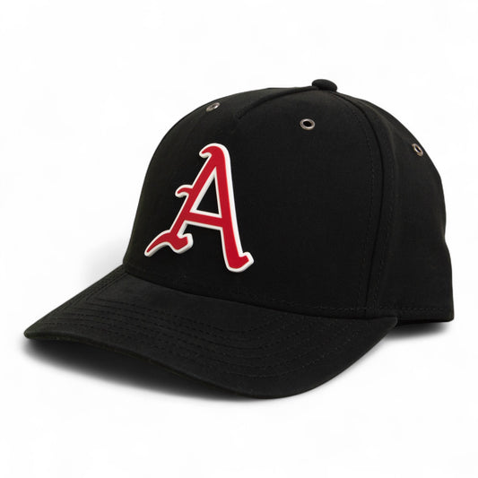 Arkansas Razorbacks Baseball Script A 2025 College World Series 3D Snapback Canvas Hat- Black