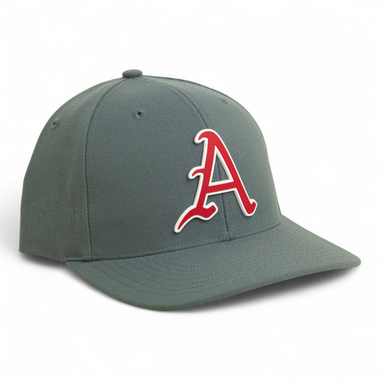 Arkansas Razorbacks Baseball Script A 3D Snapback Surge Trucker Hat- Charcoal
