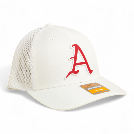 Arkansas Razorbacks Baseball Script A 3D Snapback Tilikum Trucker Hat- White