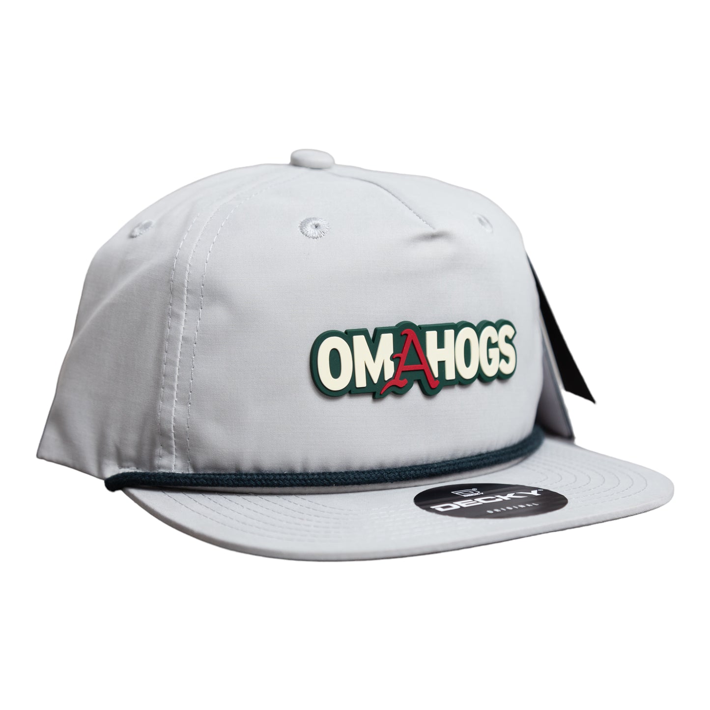 Arkansas Razorbacks OMAHOGS 3D Classic Rope Hat- Grey/ Charcoal