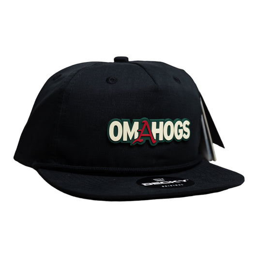 Arkansas Razorbacks OMAHOGS 3D Classic Rope Hat- Black