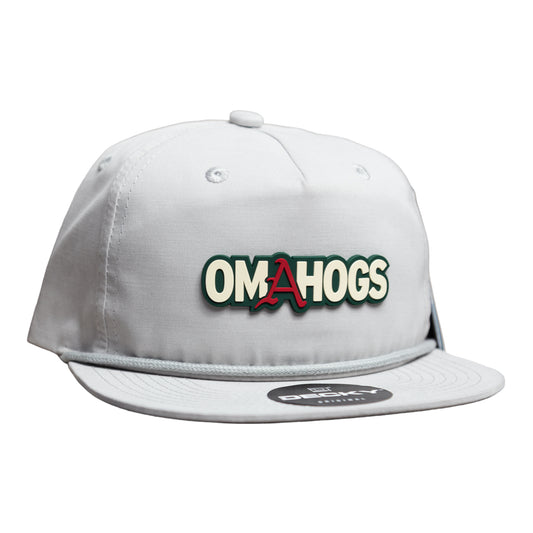 Arkansas Razorbacks OMAHOGS 3D Classic Rope Hat- Grey
