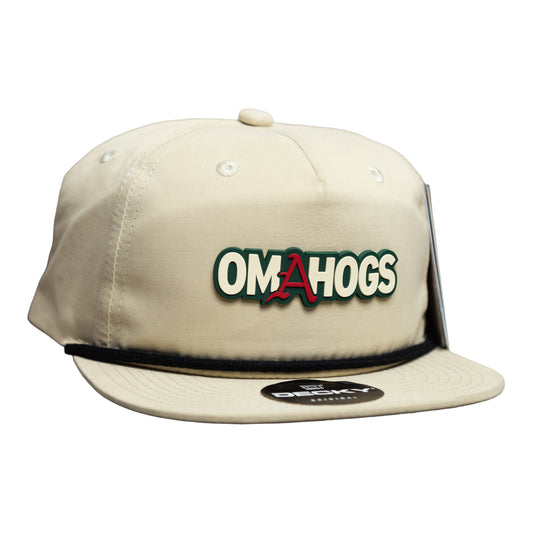 Arkansas Razorbacks OMAHOGS 3D Classic Rope Hat- Birch/ Black
