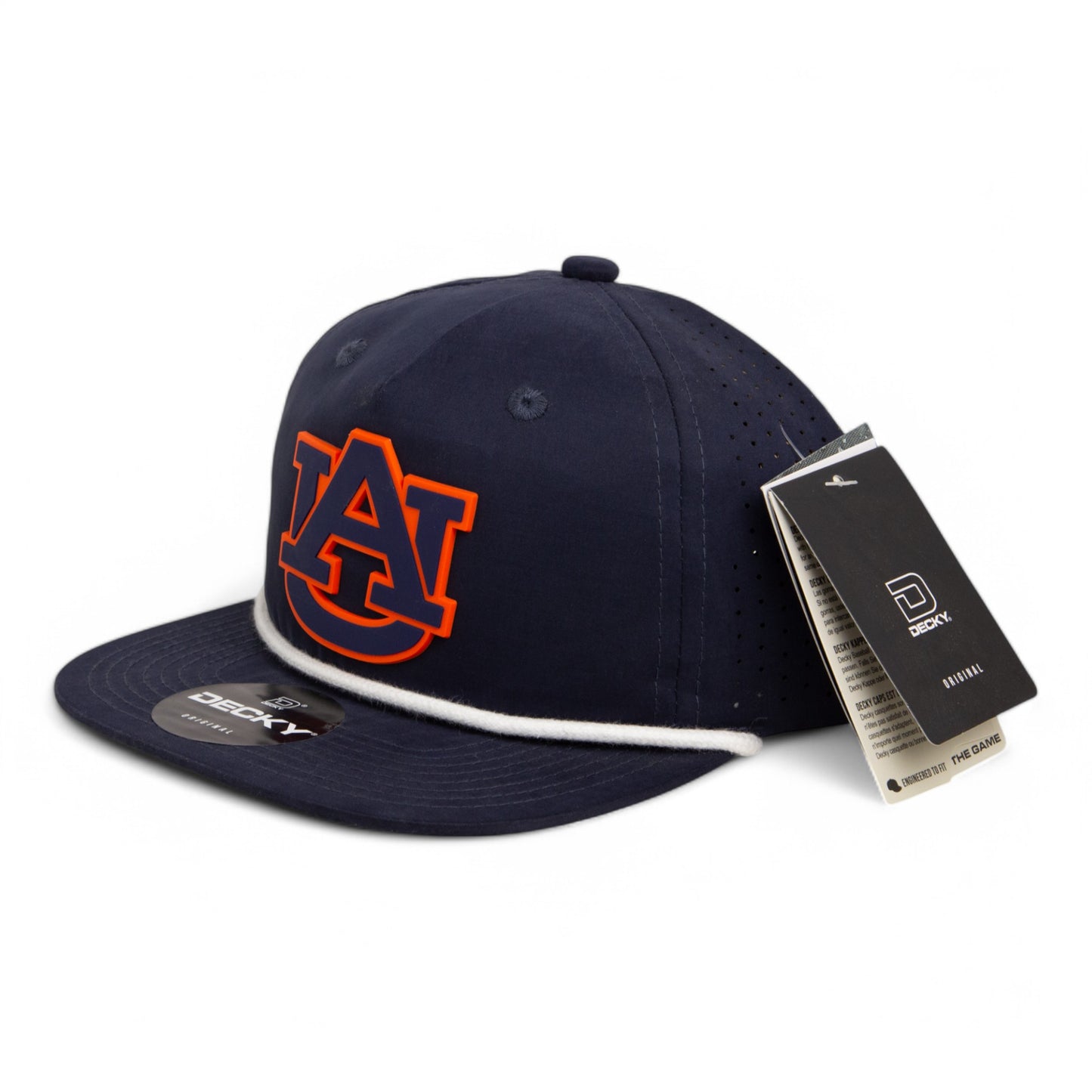 Auburn Tigers 2025 Final Four 3D Perforated Rope Hat- Navy/ White