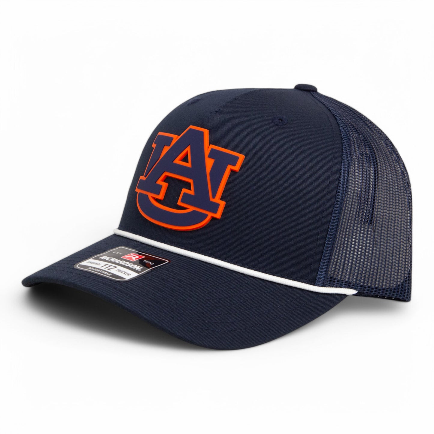 Auburn Tigers 2025 Final Four 3D Snapback Trucker Rope Hat- Navy/ White