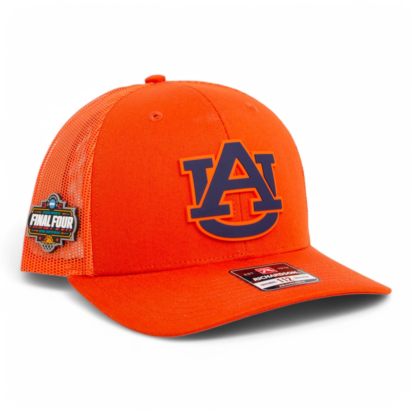 Auburn Tigers 2025 Final Four 3D Snapback Trucker Hat- Orange