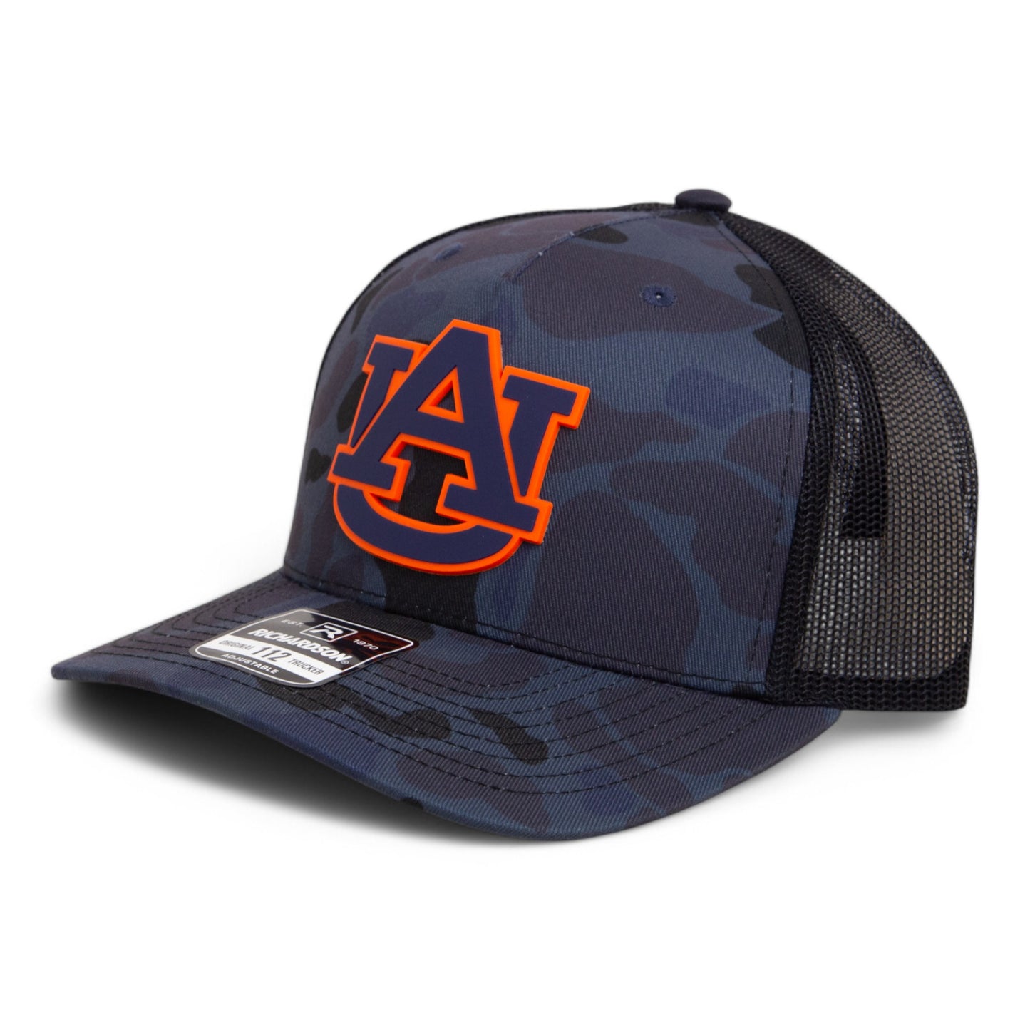 Auburn Tigers 2025 Final Four 3D Snapback Trucker Hat- Admiral Duck Camo/ Black