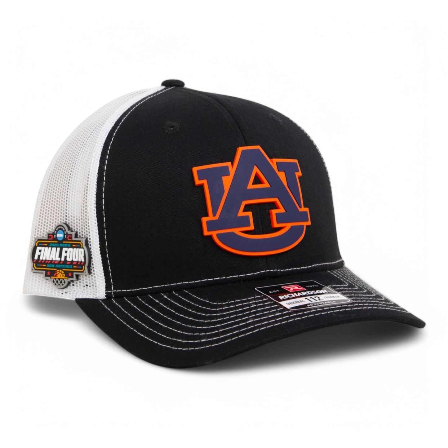 Auburn Tigers 2025 Final Four 3D Snapback Trucker Hat- Black/ White