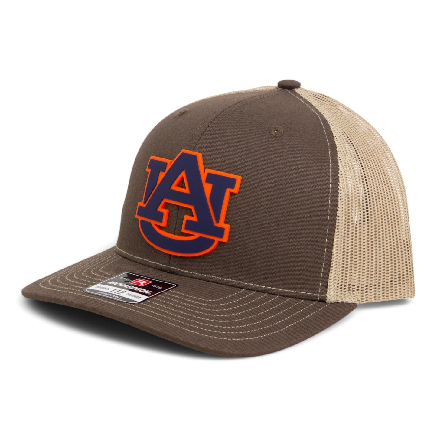 Auburn Tigers 2025 Final Four 3D Snapback Trucker Hat- Brown/ Tan