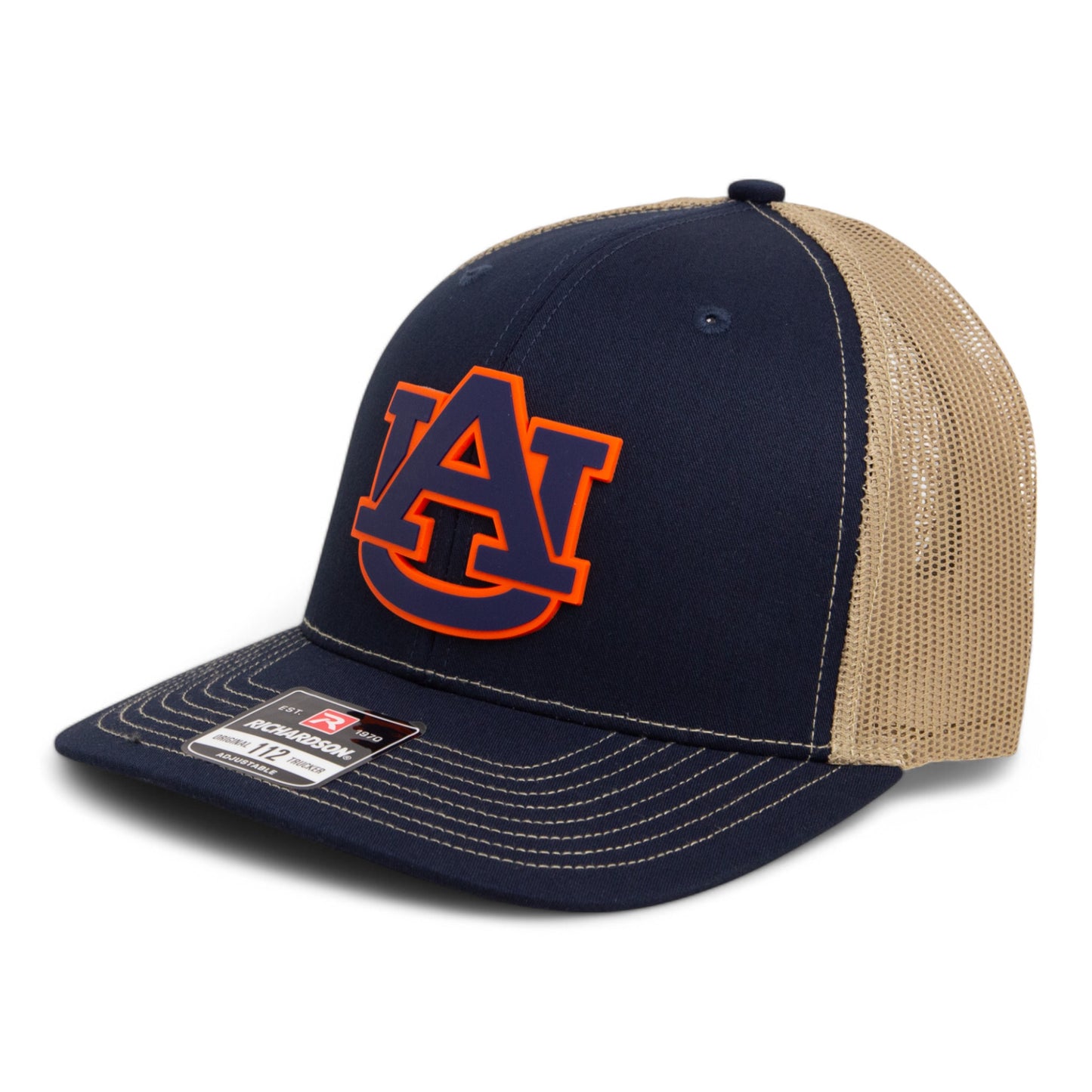 Auburn Tigers 2025 Final Four 3D Snapback Trucker Hat- Navy/ Tan