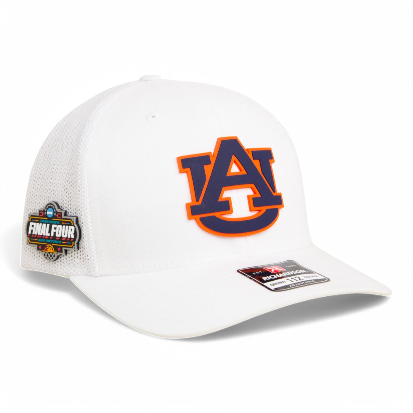 Auburn Tigers 2025 Final Four 3D Snapback Trucker Hat- White