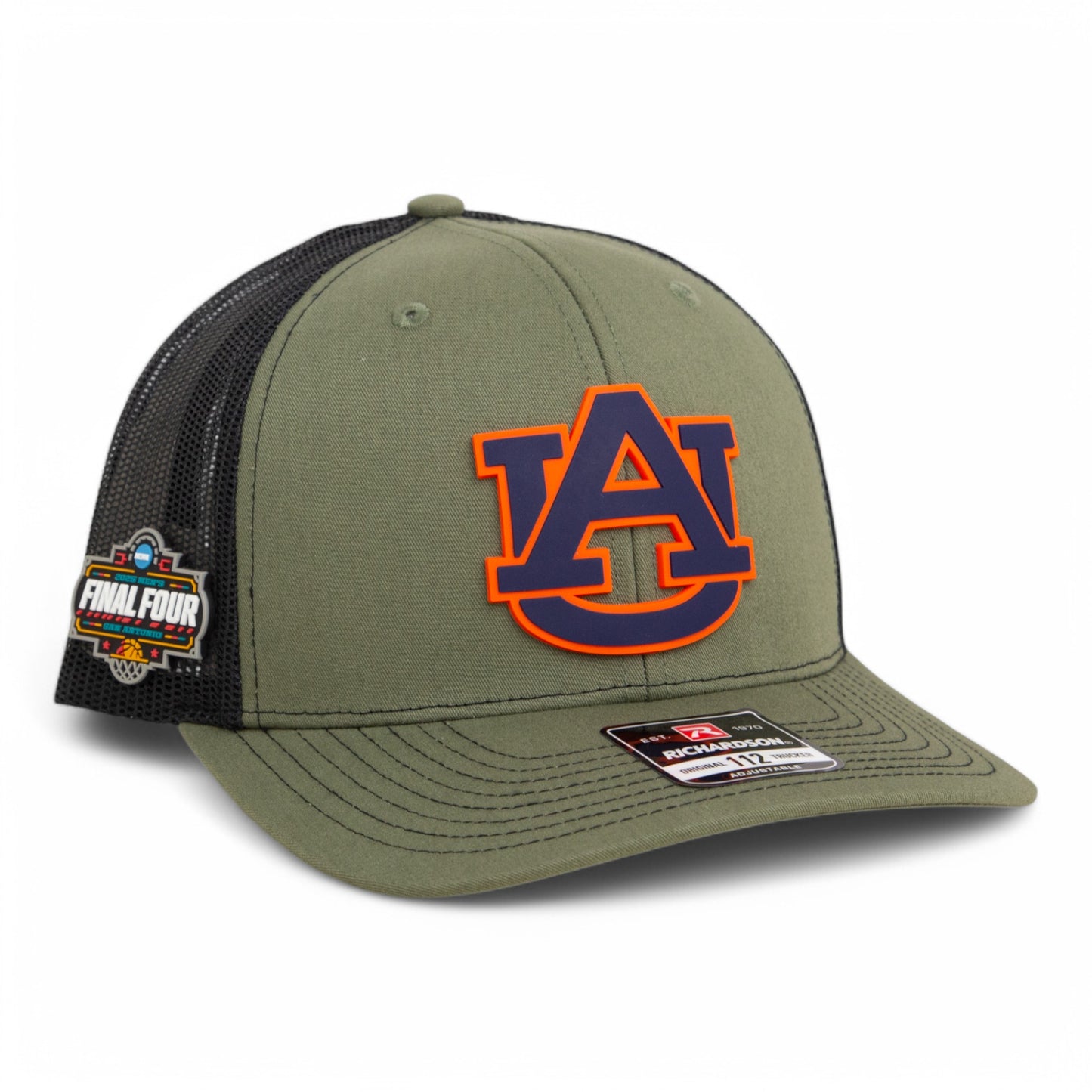 Auburn Tigers 2025 Final Four 3D Snapback Trucker Hat- Loden/ Black