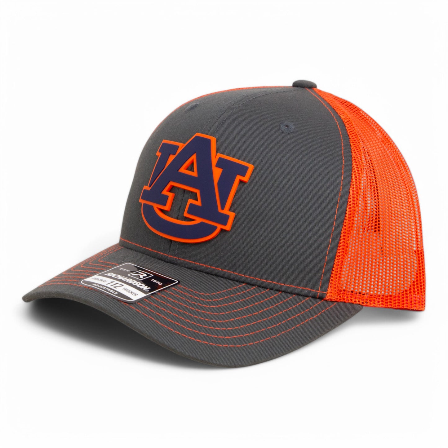 Auburn Tigers 2025 Final Four 3D Snapback Trucker Hat- Charcoal/ Orange