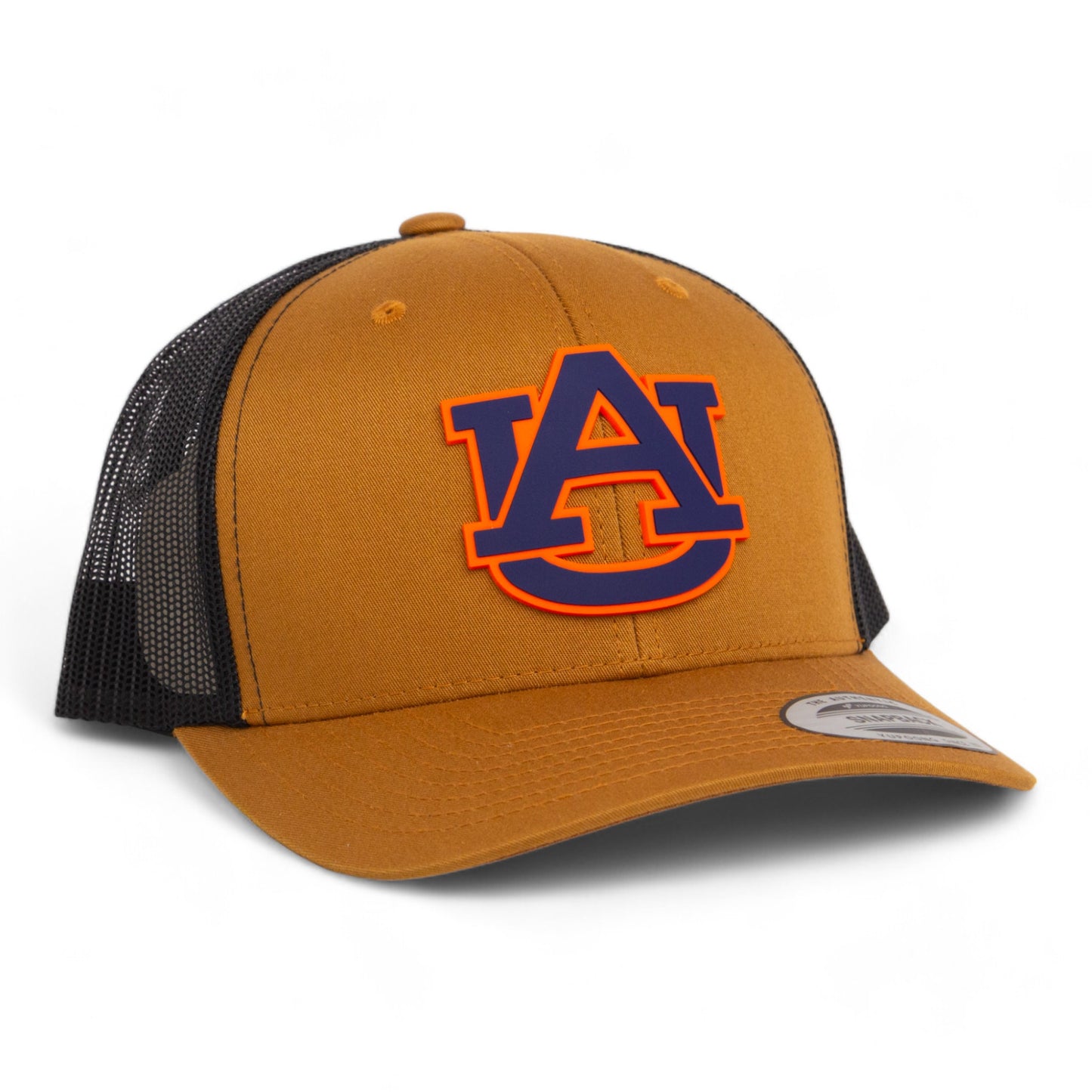 Auburn Tigers 3D YP Snapback Trucker Hat- Caramel/ Black