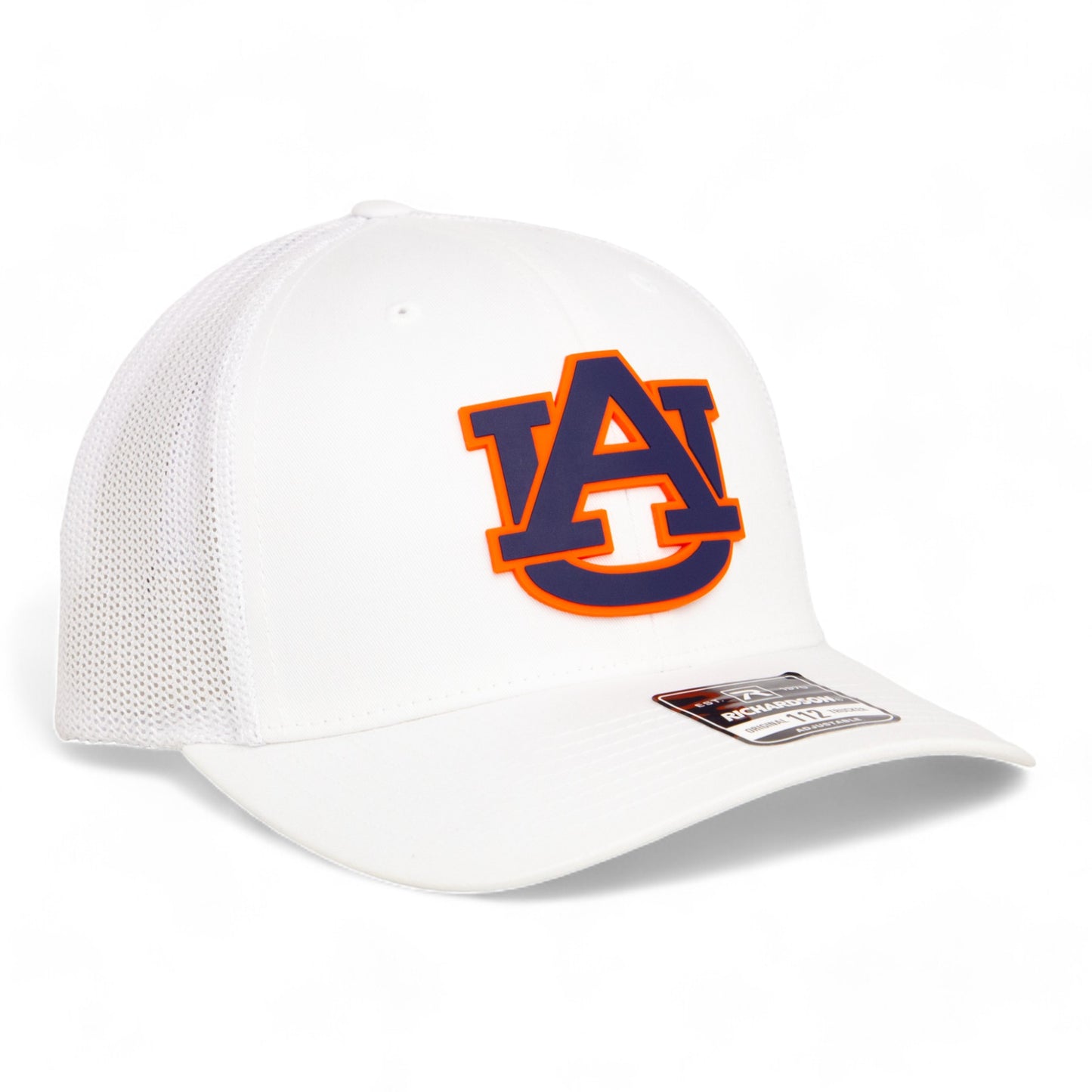 Auburn Tigers 3D Snapback Trucker Hat- White
