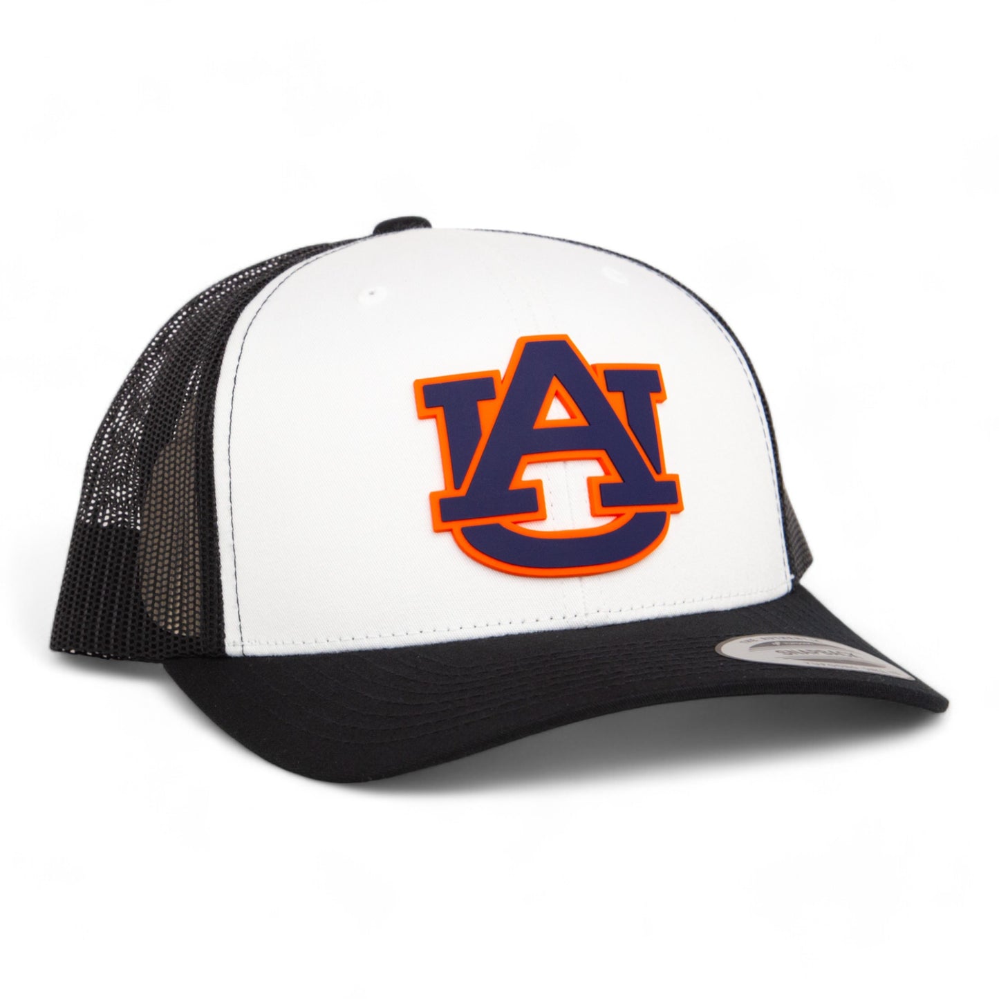 Auburn Tigers 3D YP Snapback Trucker Hat- White/ Black
