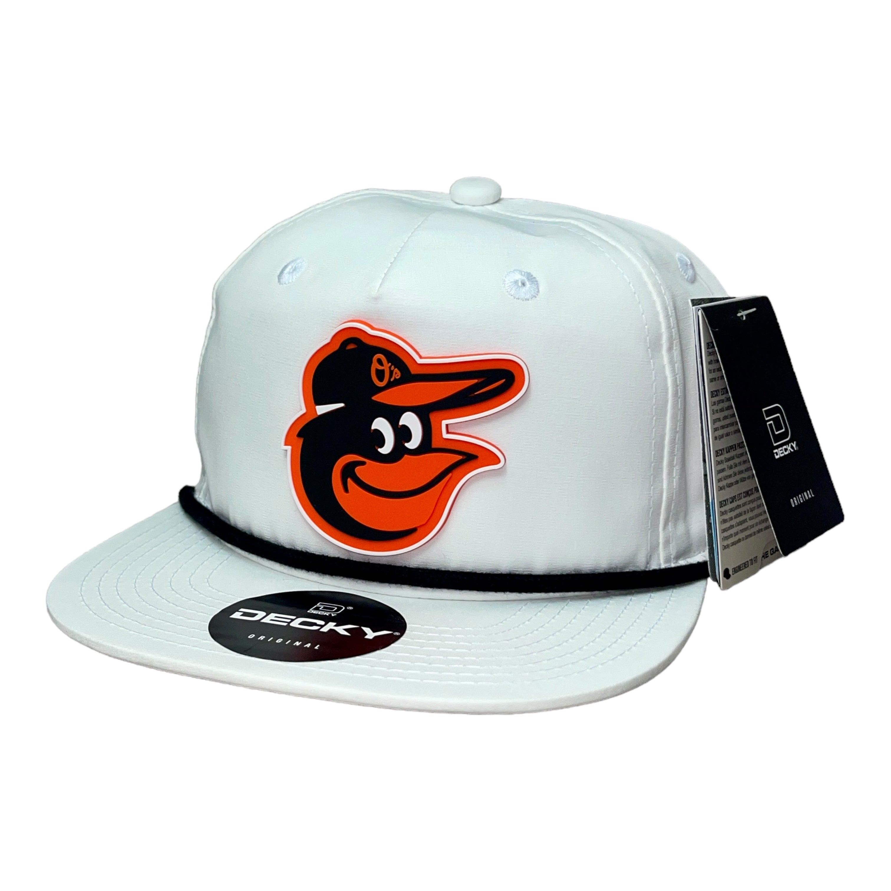 Baltimore Orioles 3D Classic Rope Hat White Black