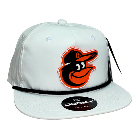 Baltimore Orioles 3D Classic Rope Hat- White/ Black