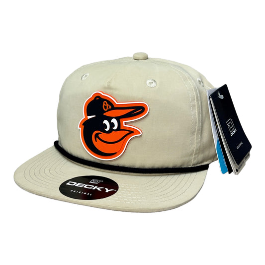 Baltimore Orioles 3D Classic Rope Hat- Birch/ Black