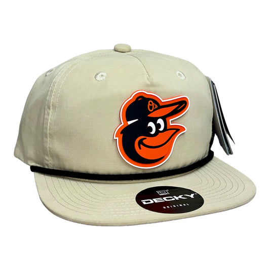 Baltimore Orioles 3D Classic Rope Hat- Birch/ Black