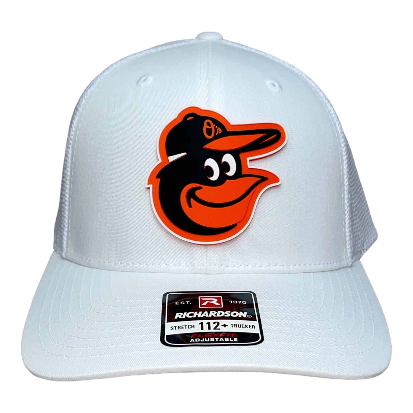 Baltimore Orioles 3D Snapback Trucker Hat- White