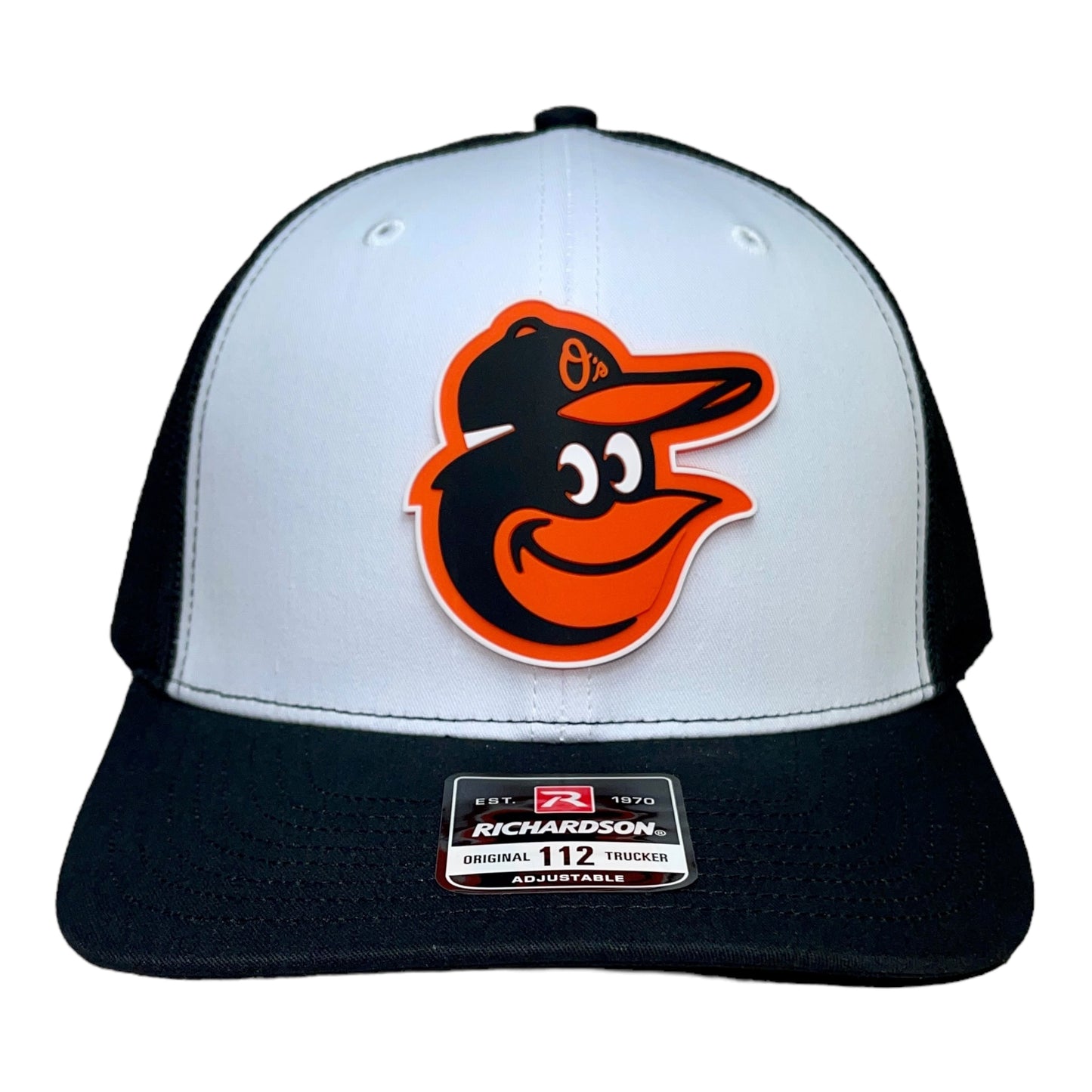 Baltimore Orioles 3D Snapback Trucker Hat- White/ Black