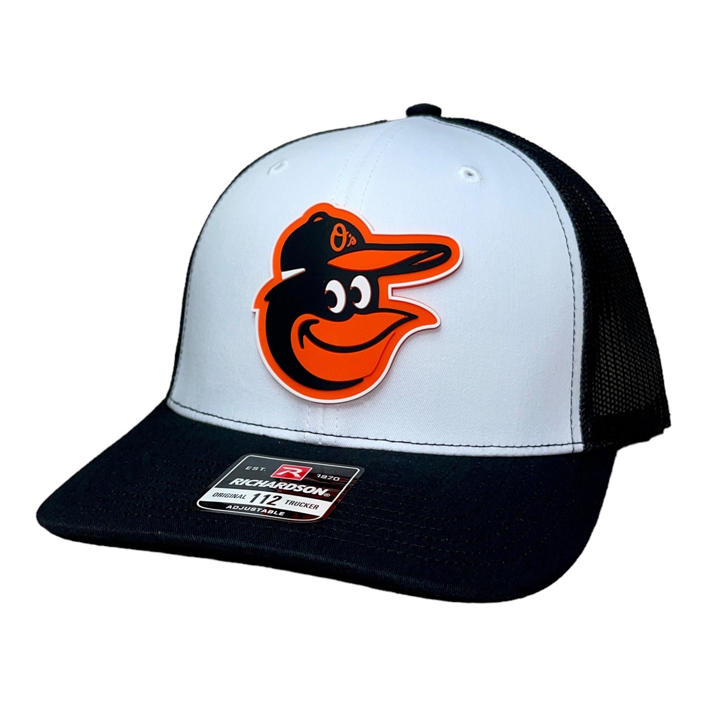 Baltimore Orioles 3D Snapback Trucker Hat- White/ Black