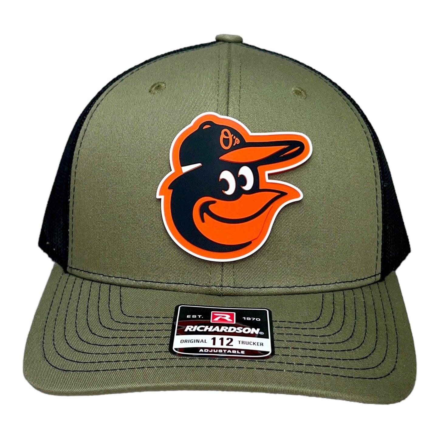 Baltimore Orioles 3D Snapback Trucker Hat- Loden/ Black
