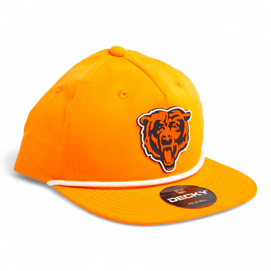 Chicago Bears 3D Classic Rope Hat- Orange/ White