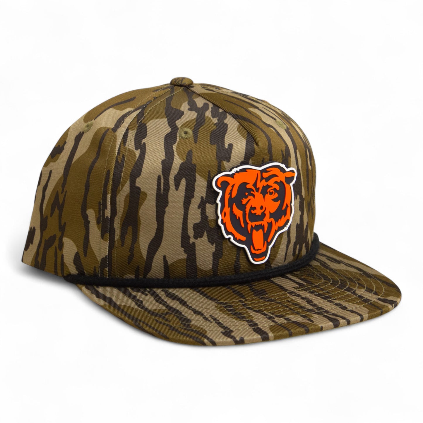 Chicago Bears 3D Umpqua Rope Hat- Mossy Oak Bottomland/ Black