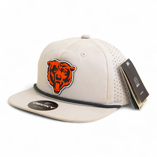 Chicago Bears 3D Perforated Rope Hat- Grey/ Charcoal