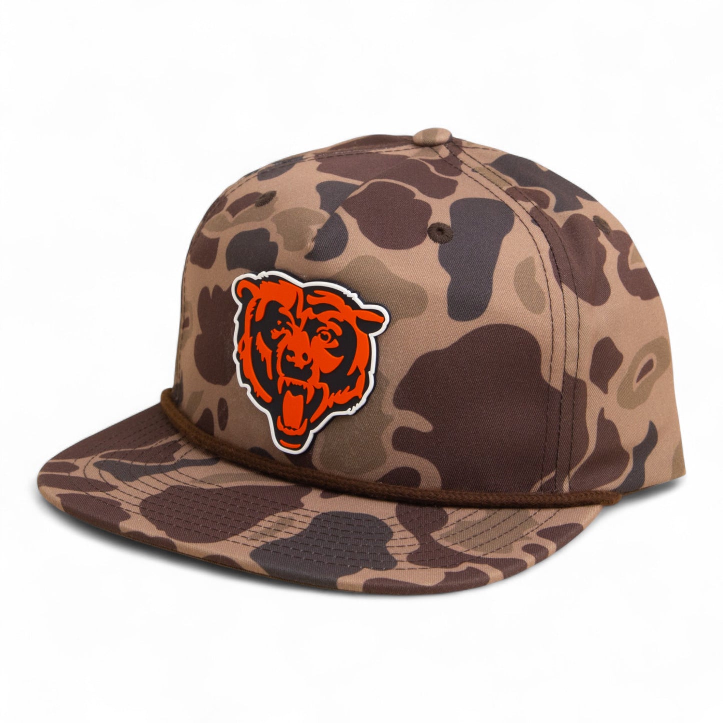 Chicago Bears 3D Umpqua Rope Hat- Bark Duck Camo/ Brown