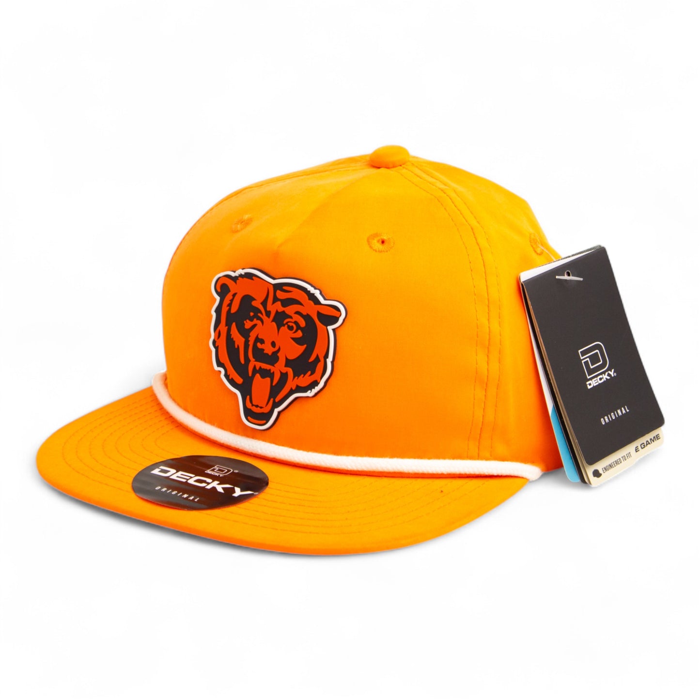 Chicago Bears 3D Classic Rope Hat- Orange/ White