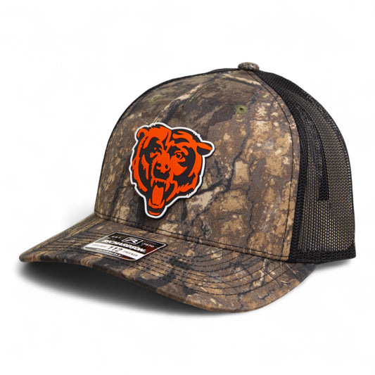 Chicago Bears 3D Snapback Trucker Hat- Realtree Timber/ Black