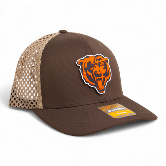 Chicago Bears 3D Snapback Tilikum Trucker Hat- Brown/ Tan