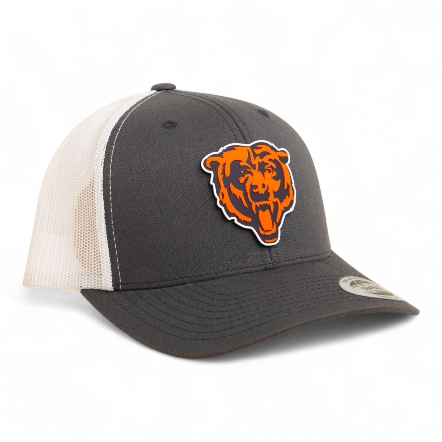 Chicago Bears 3D YP Snapback Trucker Hat- Charcoal/ White