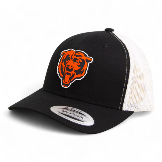 Chicago Bears 3D YP Snapback Trucker Hat- Black/ White