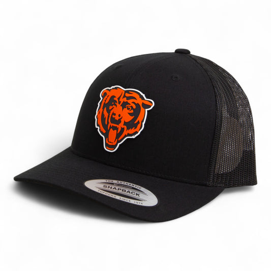 Chicago Bears 3D YP Snapback Trucker Hat- Black