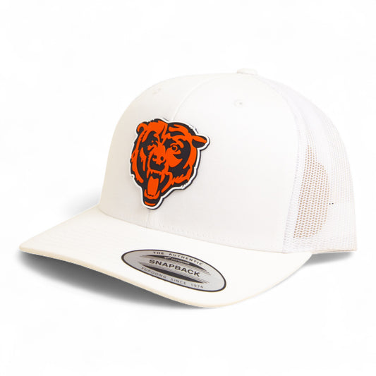 Chicago Bears 3D YP Snapback Trucker Hat- White