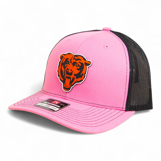 Chicago Bears 3D Snapback Trucker Hat- Pink/ Black